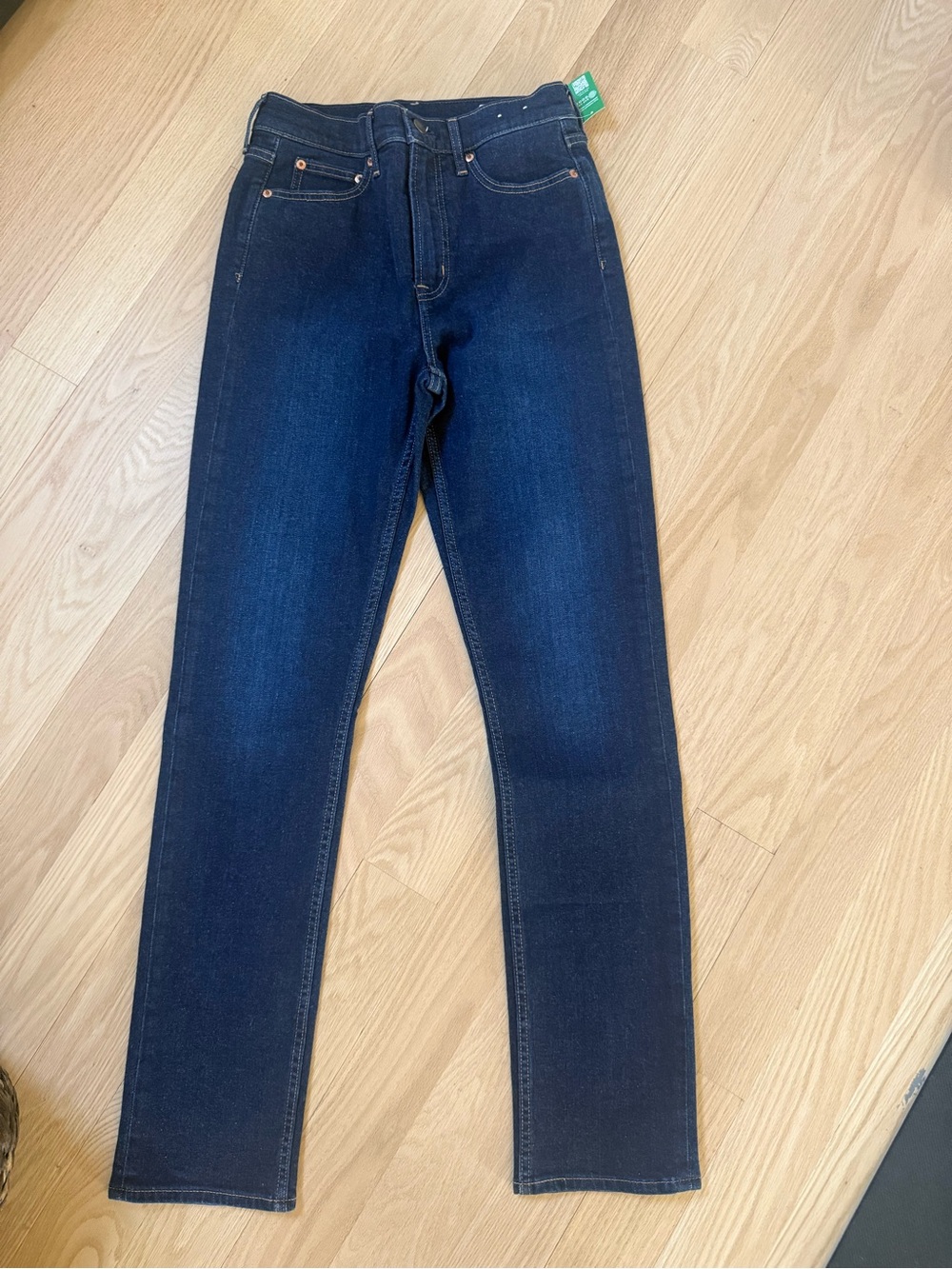 GAP Women's High-Rise Dark Blue Skinny Jeans